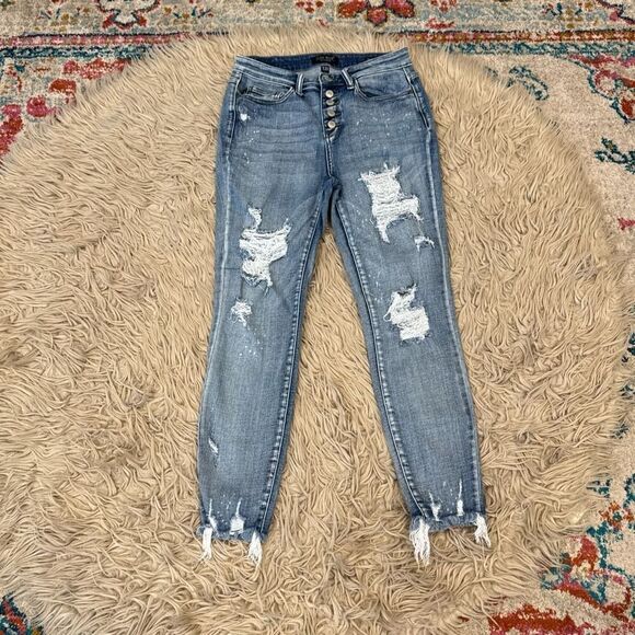 Judy Blue Skinny Fit Jeans 7/28 - Picture 1 of 4